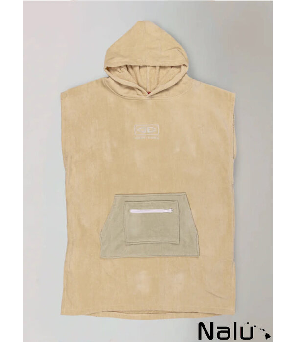 Ocean & Earth Ocean & Earth Kids Hooded Poncho Beige