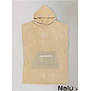 Ocean & Earth Kids Hooded Poncho Beige