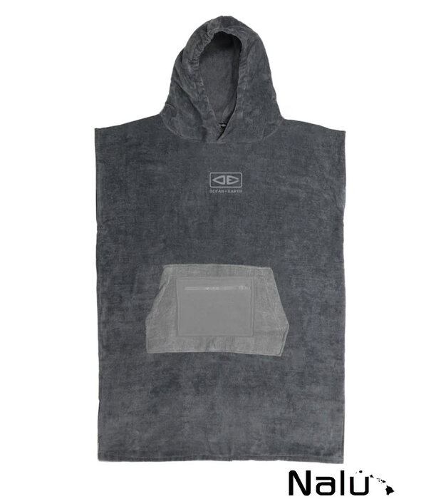 Ocean & Earth Ocean & Earth Kids Hooded Poncho Asphalt
