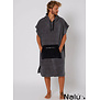 Ocean & Earth Day Break Poncho Charcoal