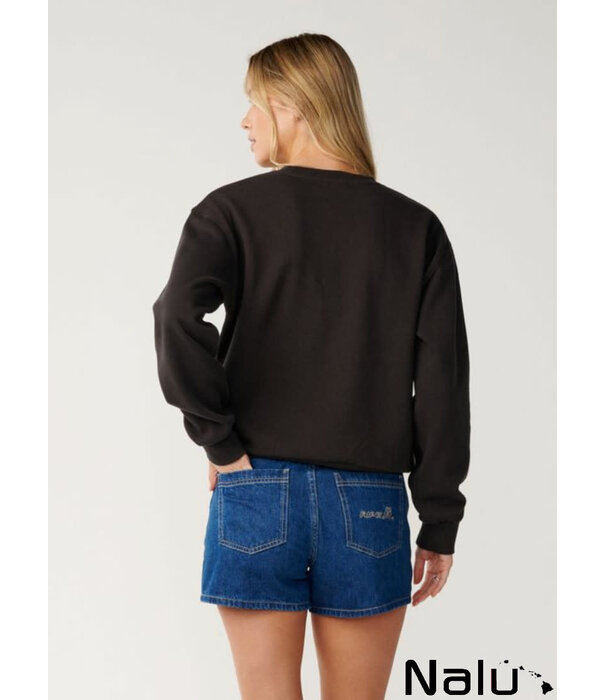 Rip Curl Rip Curl Party Wave Crew Fleece Washed Black