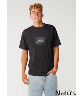 Rip Curl Rip Script Icon Washed Black