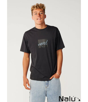 Rip Curl Rip Script Icon Washed Black