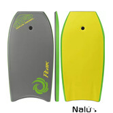 Wave Rebel Peak 39 Body Board Grey/Yellow incl Leash