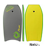 Wave Rebel Peak 39 Body Board Grey/Yellow incl Leash