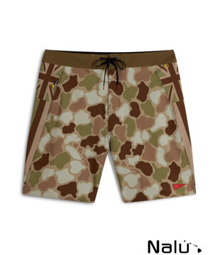 Florence Marine X F1 Pro Hawaii Camo Boardshort
