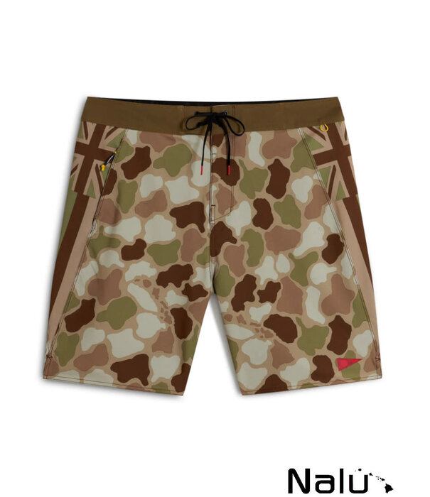 Florence Marine X Florence Marine X F1 Pro Hawaii Camo Boardshort