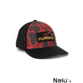 Florence Marine X Camo Airtex Trucker Hat Maroon Camo