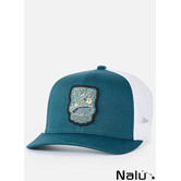 Rip Curl Trucker Cap Custom Badge Dusty Jade
