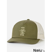 Rip Curl Trucker Cap Search Icon Canvas Dark Olive