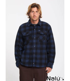 Volcom Bowered II Fleece Shirt Marine