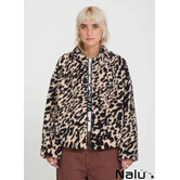 Volcom Wylding Out Sherpa Jacket Animal Print