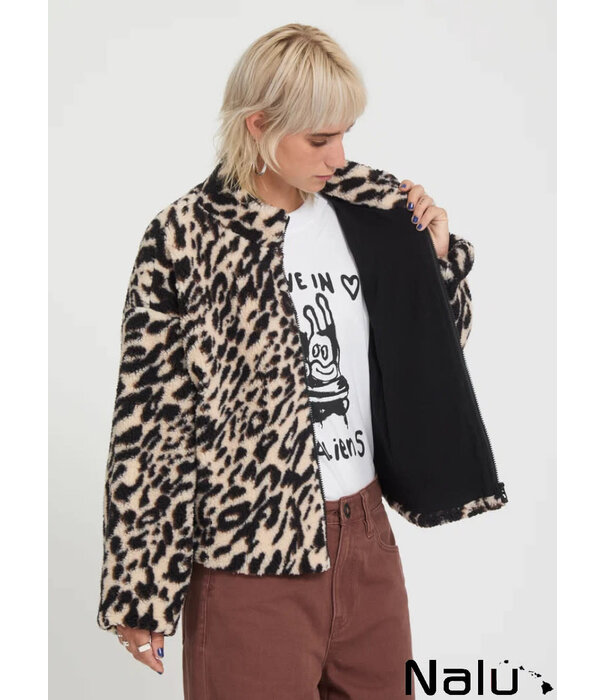 Volcom Volcom Wylding Out Sherpa Jacket Animal Print