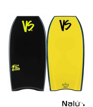 Versus Flow 44" PE HD Black/Yellow Bodyboard