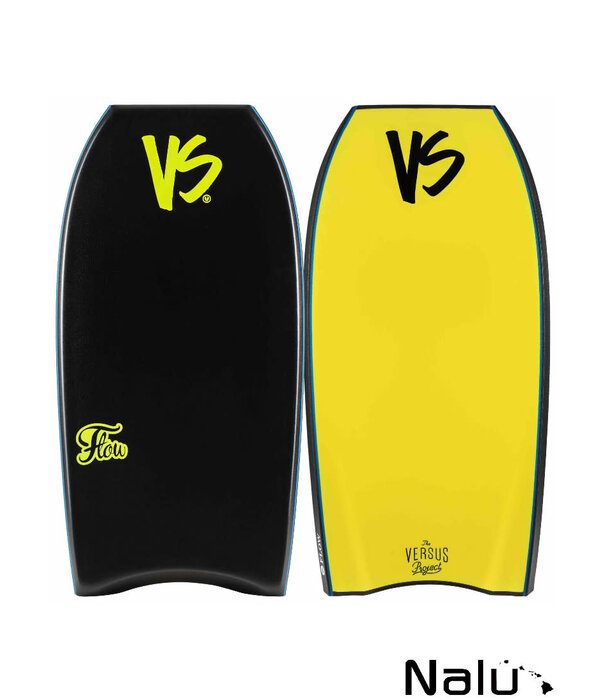 Versus Versus Flow 44" PE HD Black/Yellow Bodyboard