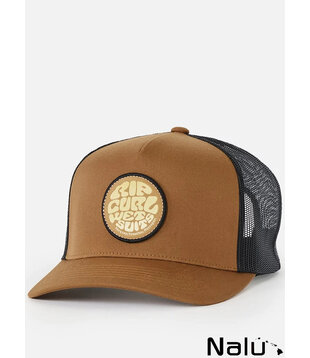 Rip Curl Wetsuit Icon Trucker Cap Mustard Gold