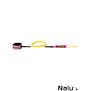 Dakine 6Ft X 1/4 Kainui Team Small Leash Brooks Black Neon