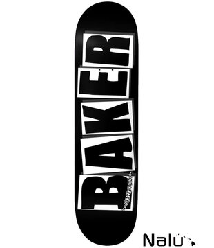 Baker 8.0 Brand Logo Skateboard Deck Black/White