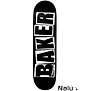 Baker 8.0 Brand Logo Skateboard Deck Black/White