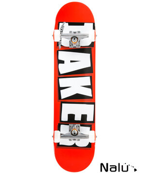 Baker 8.0 Brand Logo Complete Skateboard White