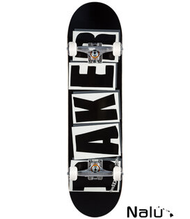 Baker 8.25 Brand Logo Complete Skateboard Black