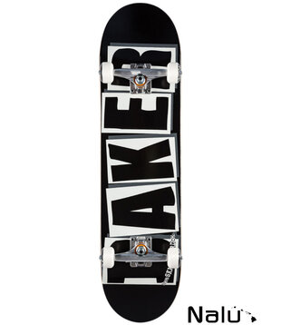 Baker 8.25 Brand Logo Complete Skateboard Black