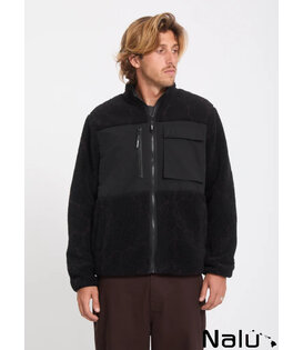 Volcom Storm Stone Zip Sherpa Jacket Raisin