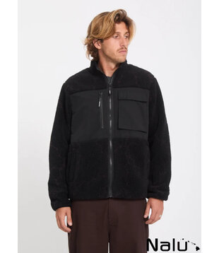 Volcom Storm Stone Zip Sherpa Jacket Raisin