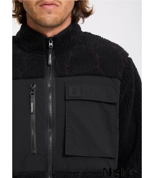 Volcom Volcom Storm Stone Zip Sherpa Jacket Raisin