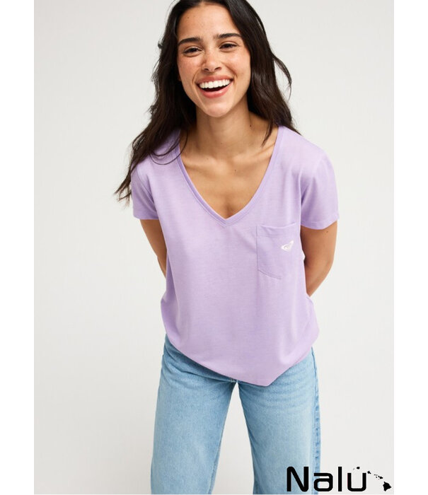 Roxy Roxy Laguna Green V Neck Viola