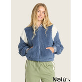 Billabong Batter Sherpa Fleece Smoke Blue