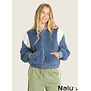 Billabong Batter Sherpa Fleece Smoke Blue