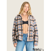 Billabong Breezy Shacket Blue Bell