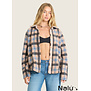Billabong Breezy Shacket Blue Bell