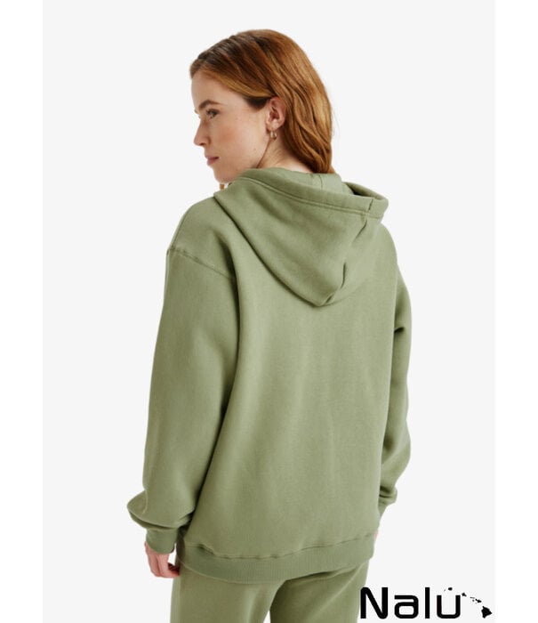 Roxy Roxy Surf Stoked Zipped Brushed Oil Green