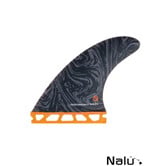 Surflogic Small Thruster Fin Set Performance Series Orange
