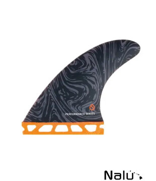 Surflogic Small Thruster Fin Set Performance Series Orange