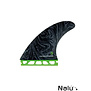 Surflogic Medium Thruster Fin Set Performance Series Green
