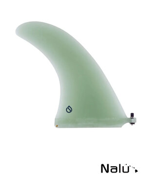 Surflogic 9" Longboard Fin Classic Clear