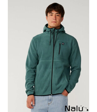 Rip Curl Departed Zip Fleece Sweater Mutted Green