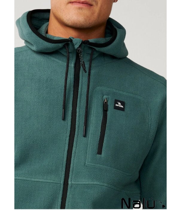 Rip Curl Rip Curl Departed Zip Fleece Sweater Mutted Green