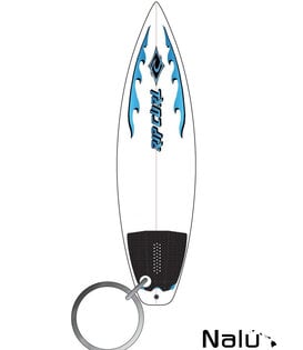 Rip Curl Surfplank sleutelhanger Key Ring White/Blue