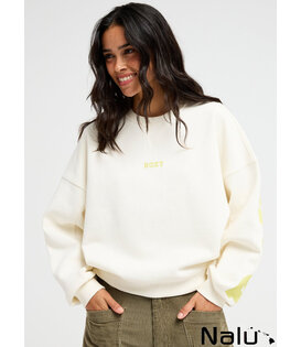 Roxy Frostbeam Oversized Sweater Coconut Milk