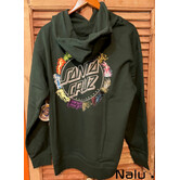 Santa Cruz Pokémon Power Dot P/O Hooded Midweight Sweatshirt Forest