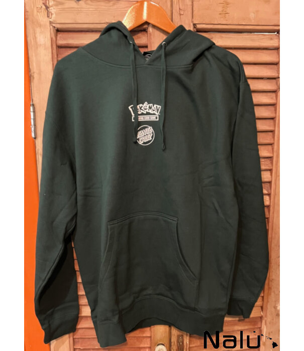 Santa Cruz Santa Cruz Pokémon Power Dot P/O Hooded Midweight Sweatshirt Forest