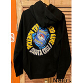 Santa Cruz Pokémon TCG Hand Zip Hooded Heavyweight Sweatshirt Black