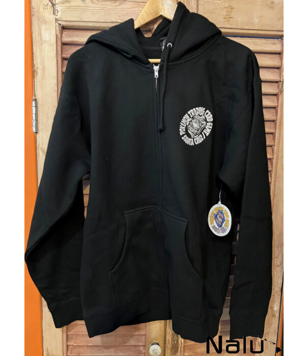 Santa Cruz Santa Cruz Pokémon TCG Hand Zip Hooded Heavyweight Sweatshirt Black