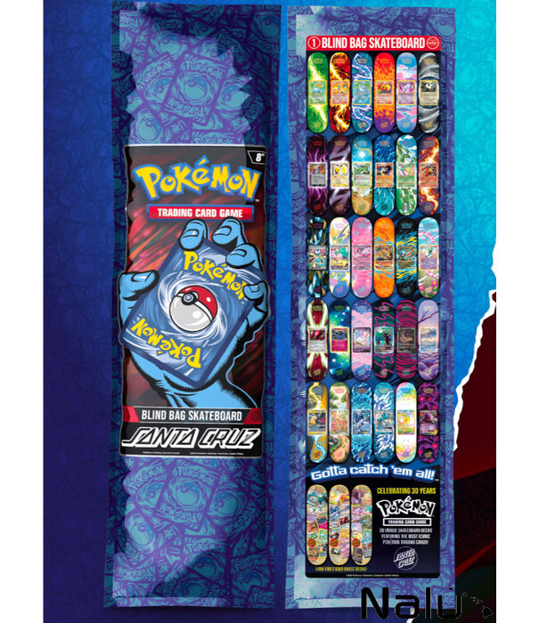 Santa Cruz Pokémon TCG Blind Bag 8.0in x 31.6in Santa Cruz Decks