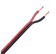 Luidsprekerkabel PVC rood/zwart binnen Eca 2X0.75mmÂ² (100m)