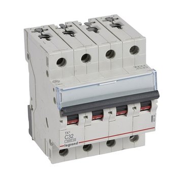 Legrand Automaat TXÂ³ 3kA 4P C32 400V - 4 modules